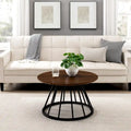 Modern 30-inch Round Coffee Table