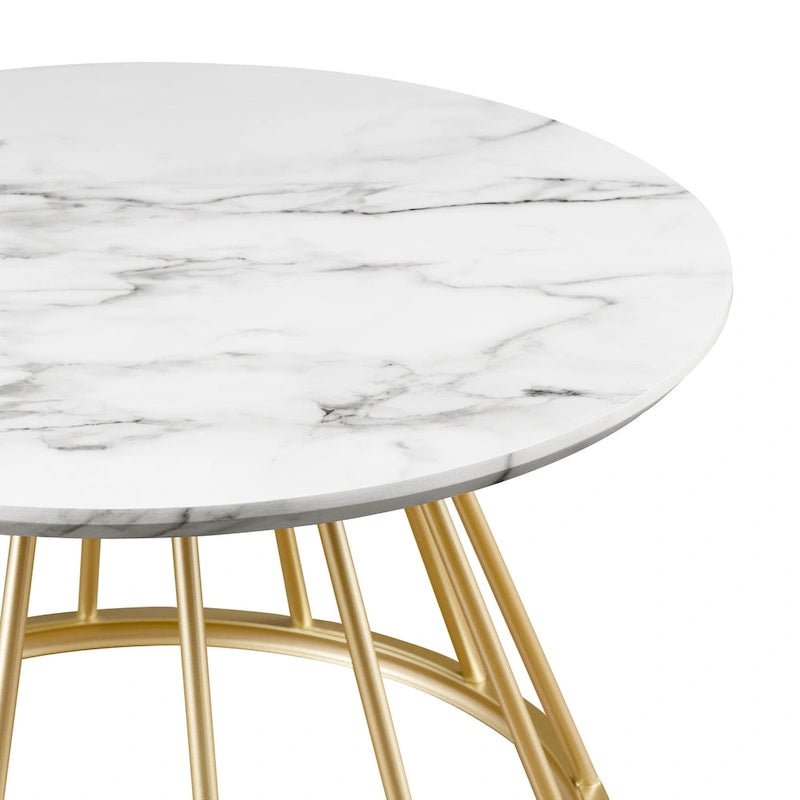 Modern 30-inch Round Coffee Table