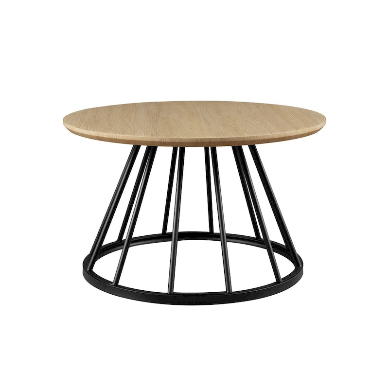 Modern 30-inch Round Coffee Table