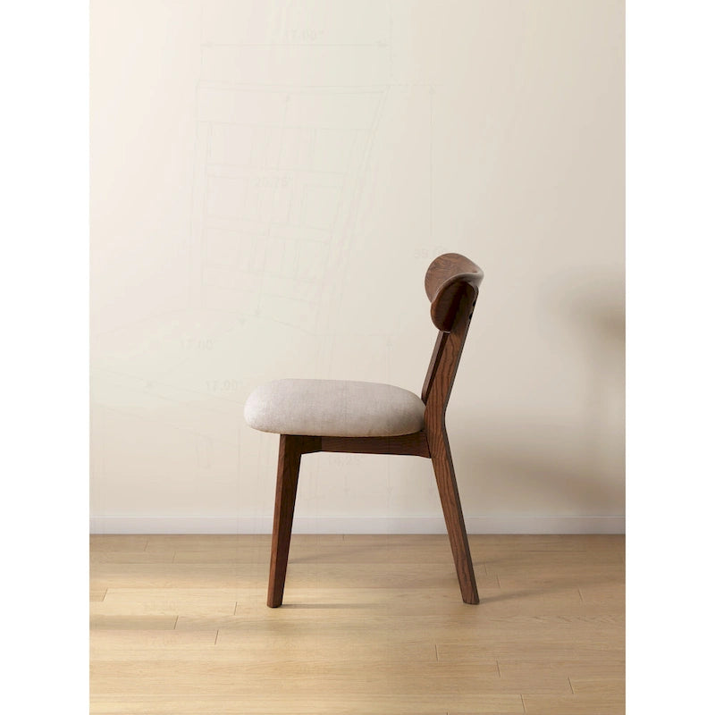 Solid Wood Dining Chair for Comfortable Seating
