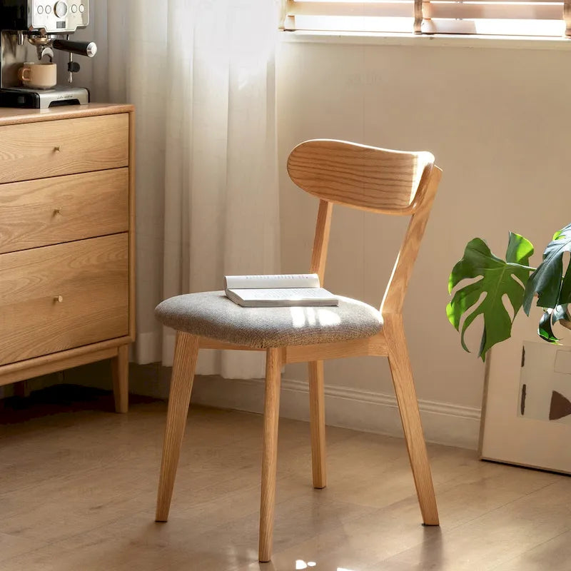 Solid Wood Dining Chair for Comfortable Seating