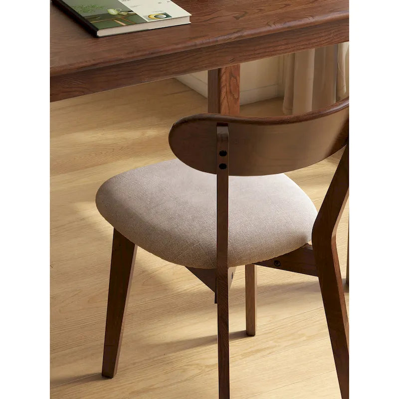 Solid Wood Dining Chair for Comfortable Seating