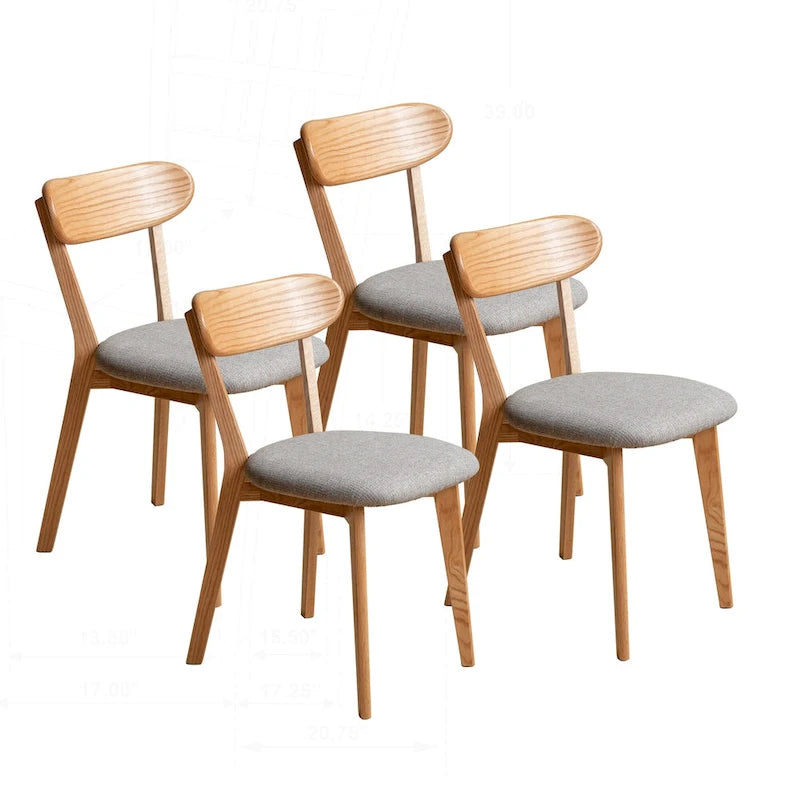 Solid Wood Dining Chair for Comfortable Seating