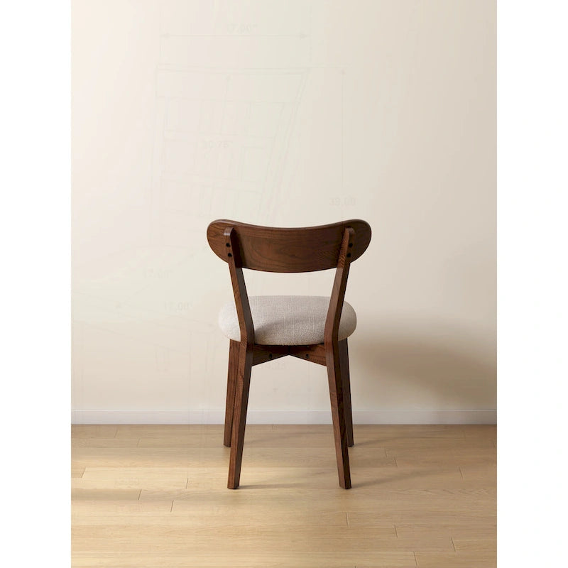 Solid Wood Dining Chair for Comfortable Seating