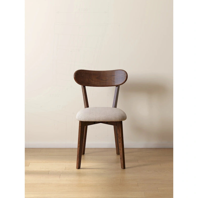 Solid Wood Dining Chair for Comfortable Seating