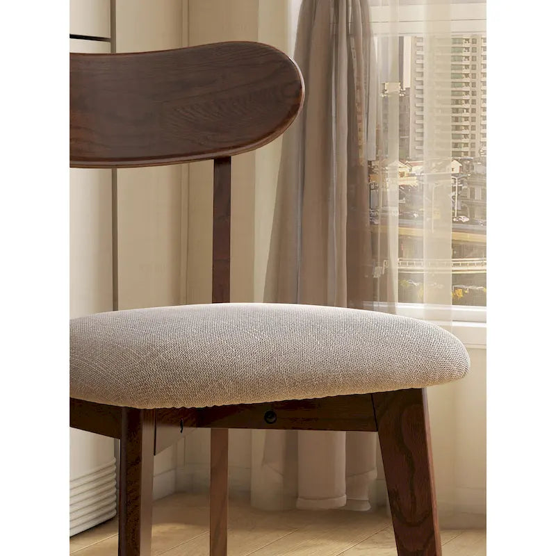Solid Wood Dining Chair for Comfortable Seating