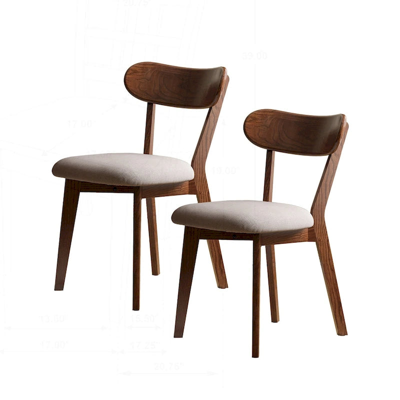 Solid Wood Dining Chair for Comfortable Seating
