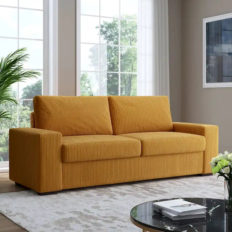 Classic 2-Seater Upholstered Sofa