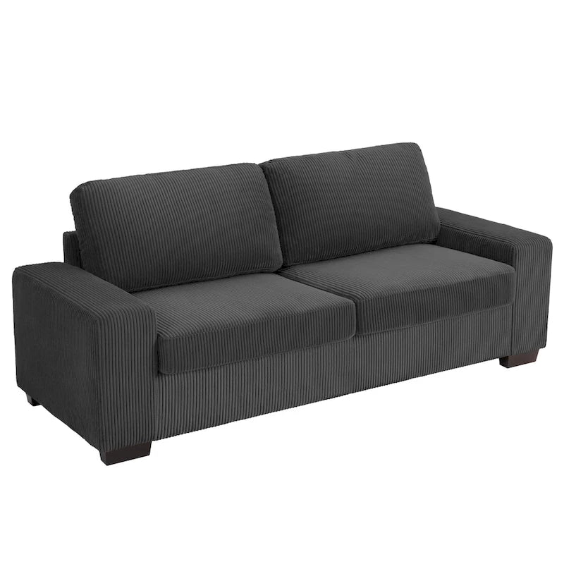 Classic 2-Seater Upholstered Sofa