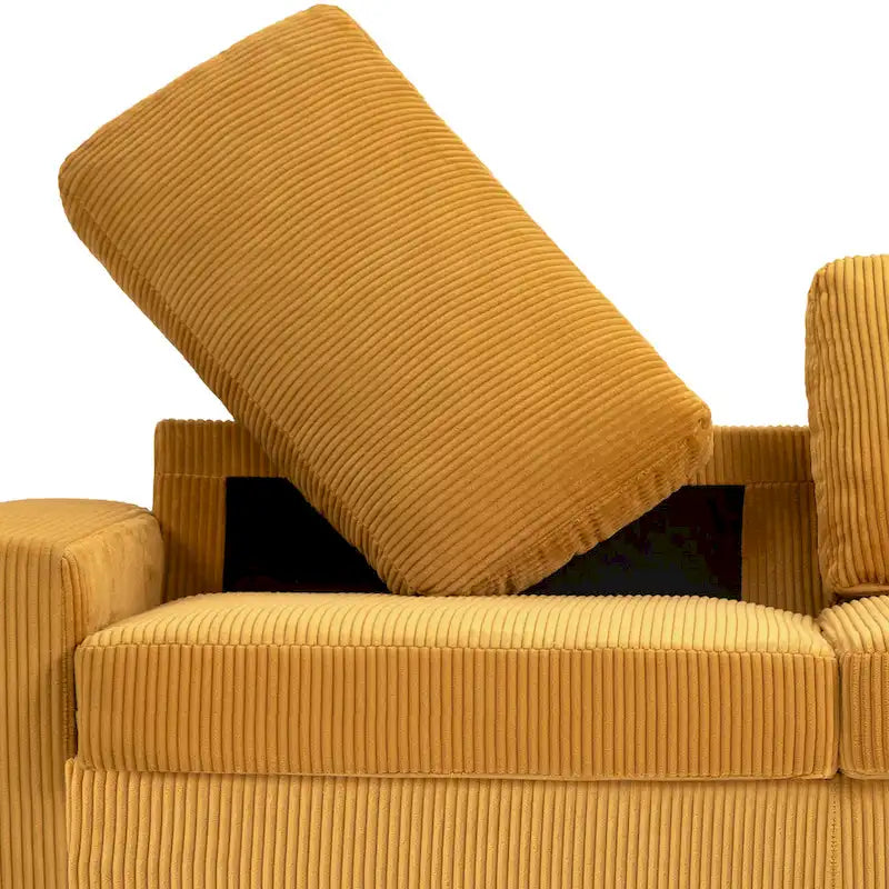Classic 2-Seater Upholstered Sofa