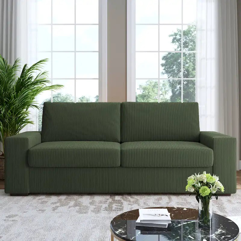 Classic 2-Seater Upholstered Sofa