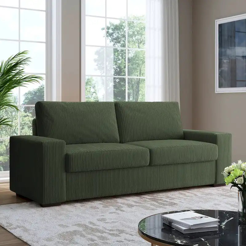 Classic 2-Seater Upholstered Sofa