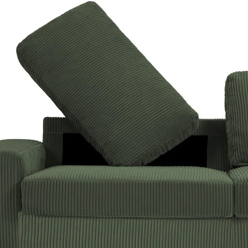 Classic 2-Seater Upholstered Sofa