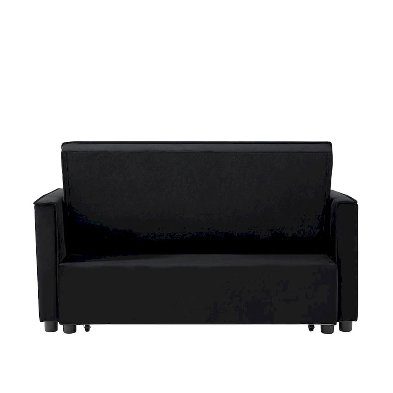 Convertible Loveseat Sleeper Sofa with 2 Pillows