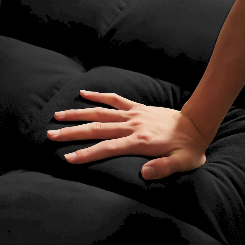 Convertible Loveseat Sleeper Sofa with 2 Pillows