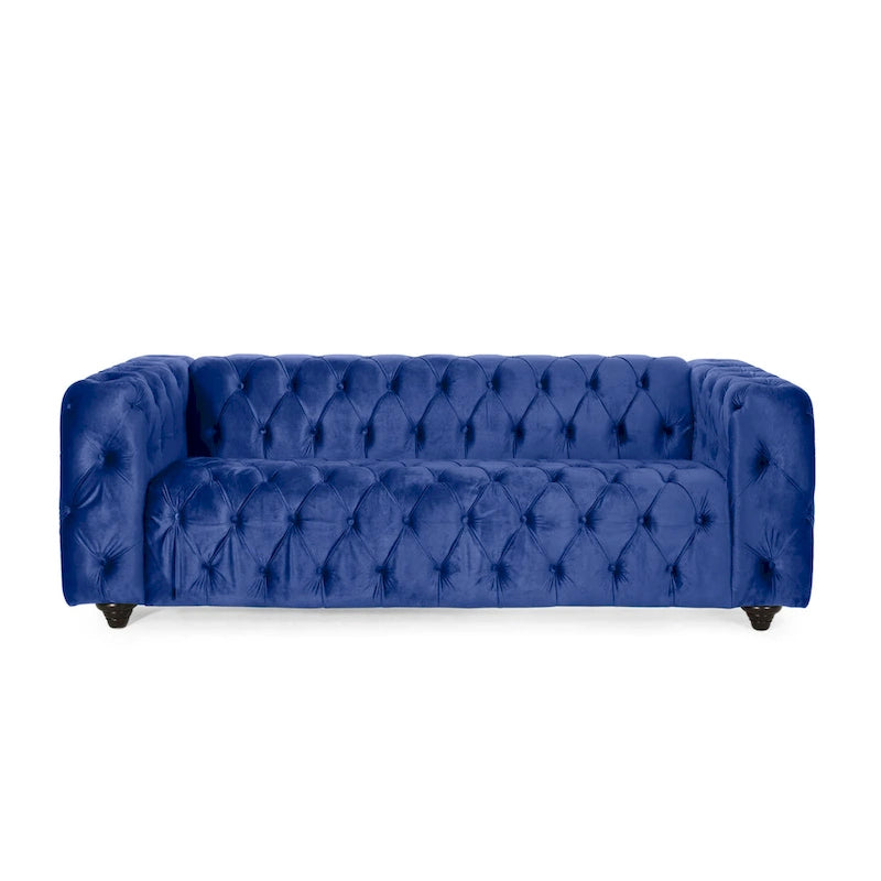 Transitional Deeply Tufted Sofa
