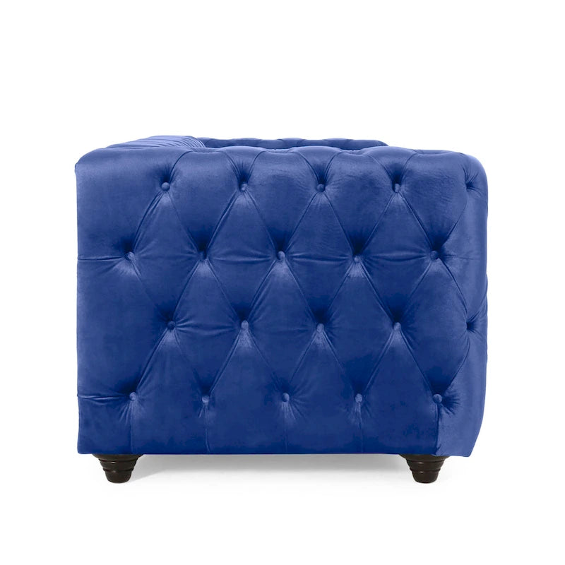 Transitional Deeply Tufted Sofa