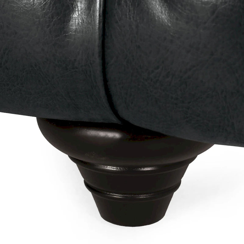 Transitional Deeply Tufted Sofa