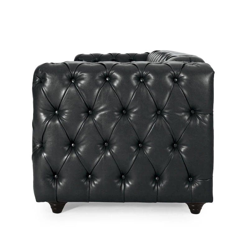 Transitional Deeply Tufted Sofa