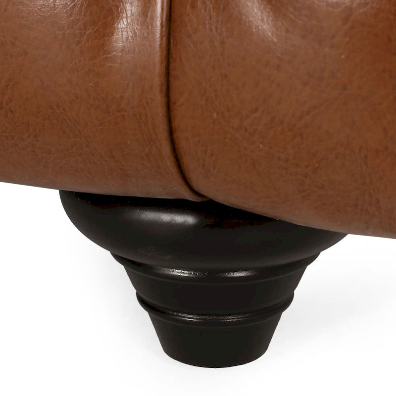 Transitional Deeply Tufted Sofa