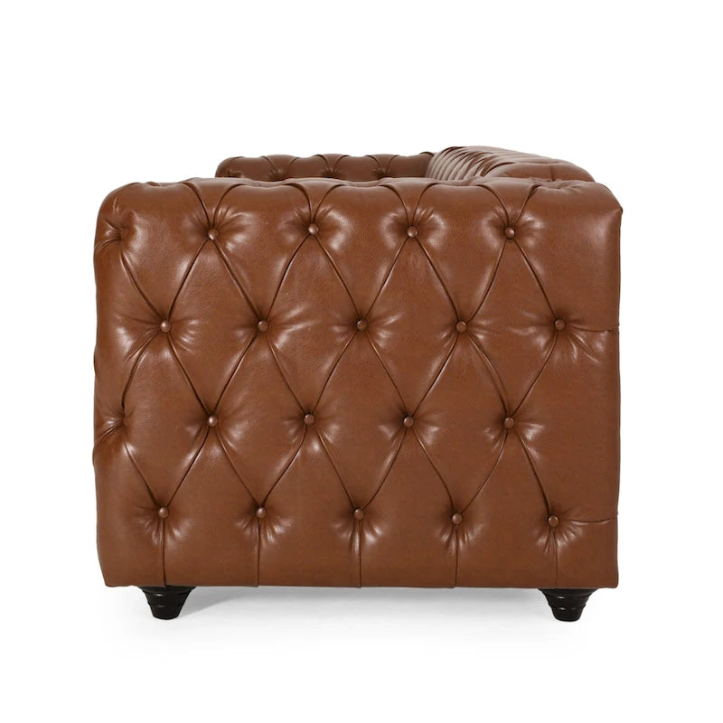 Transitional Deeply Tufted Sofa