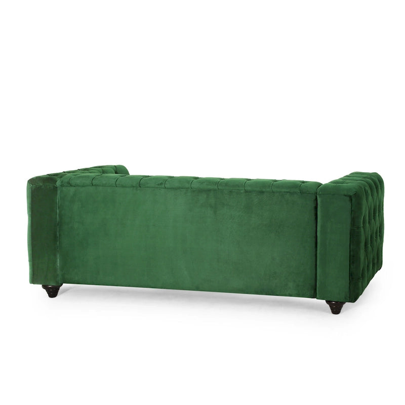 Transitional Deeply Tufted Sofa