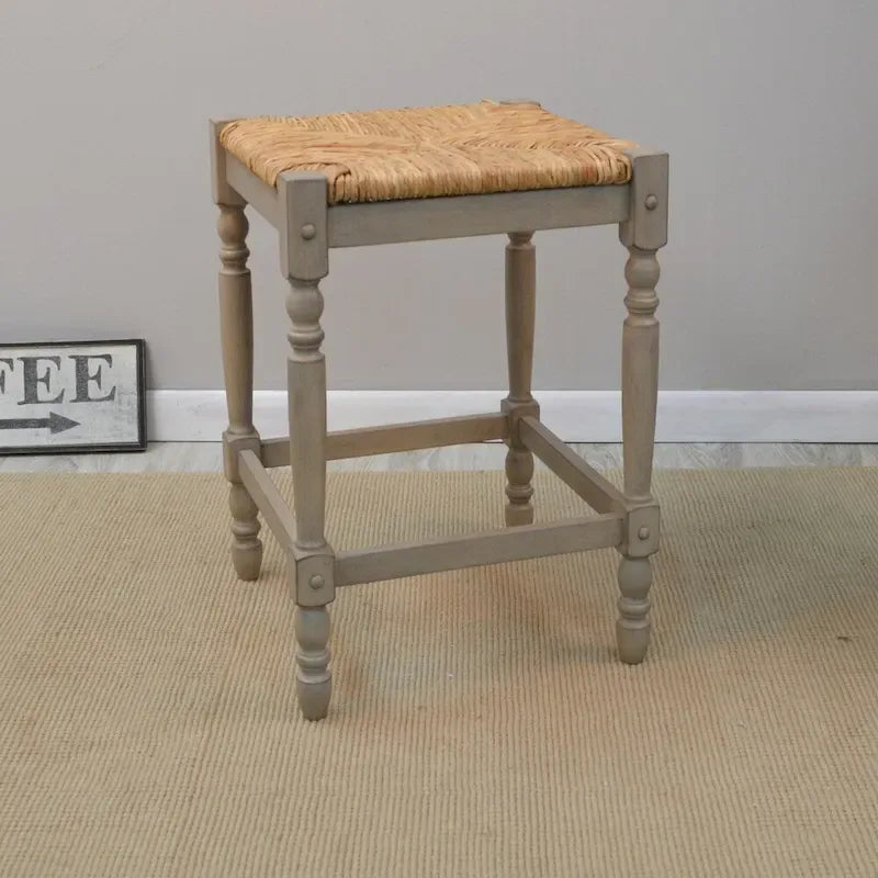 Rush Seat Stool
