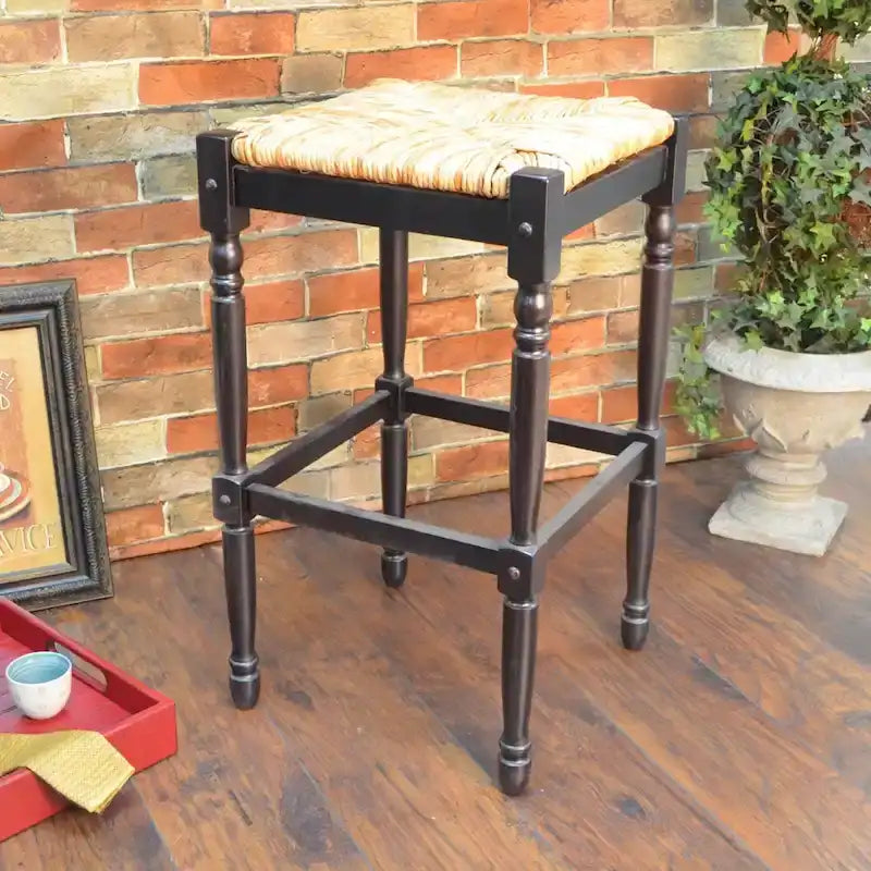 Rush Seat Stool