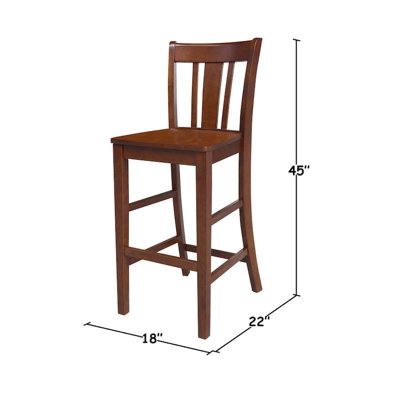 Solid Wood Bar Stool