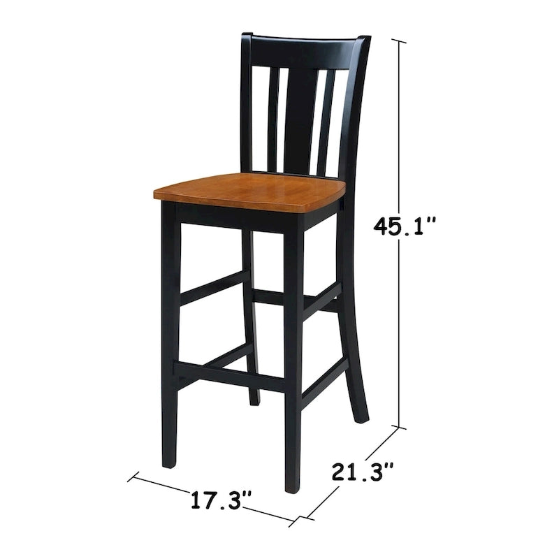 Solid Wood Bar Stool