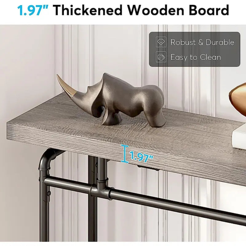 70.9" Narrow Console Table for Entryway, Living Room & Hallway