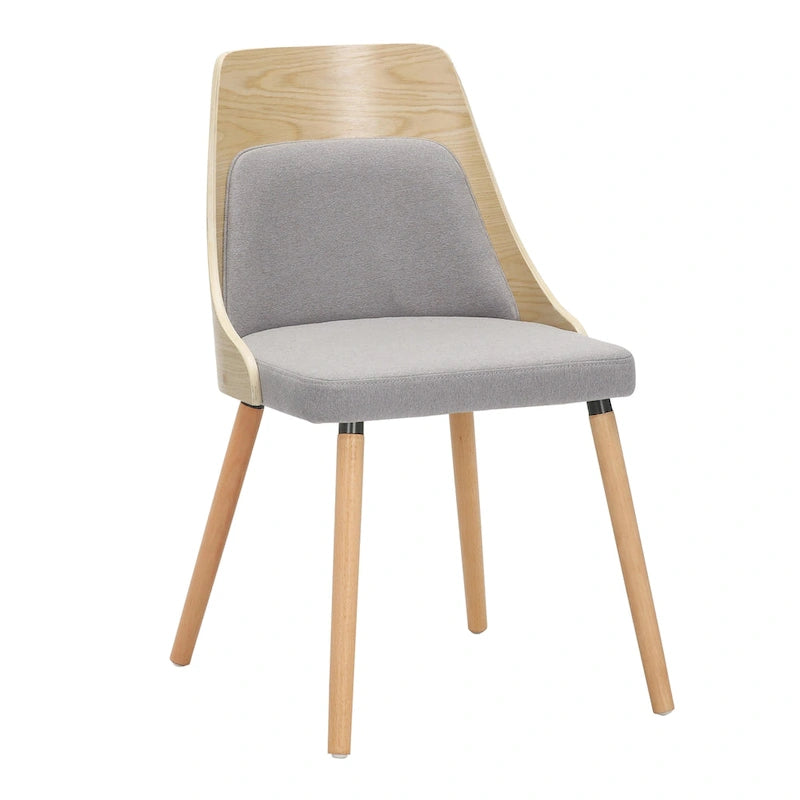 Mid-Century Chair with Tapered Wood Legs - Set of 2