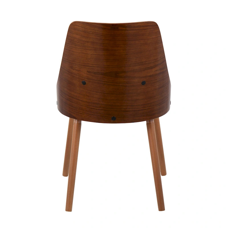 Mid-Century Chair with Tapered Wood Legs - Set of 2