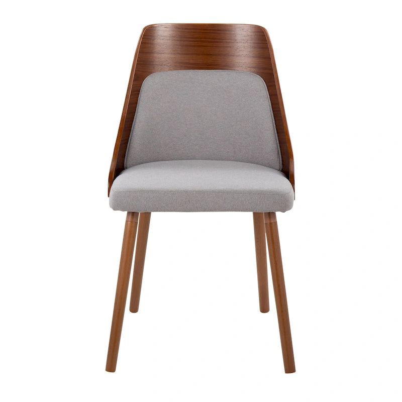 Mid-Century Chair with Tapered Wood Legs - Set of 2