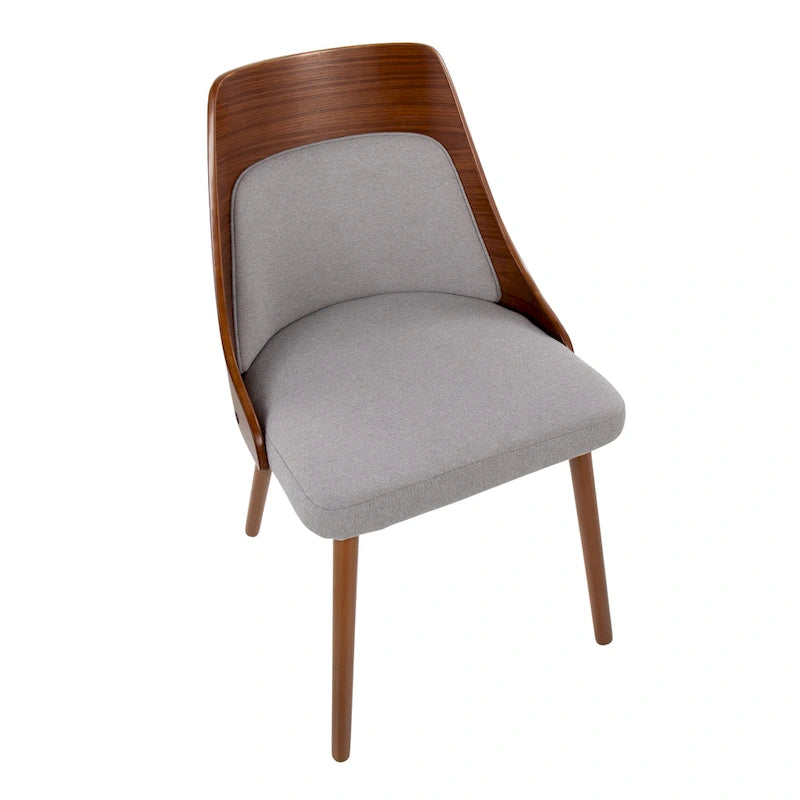 Mid-Century Chair with Tapered Wood Legs - Set of 2