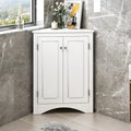 Triangle Bathroom Storage Cabinet with Adjustable Shelves