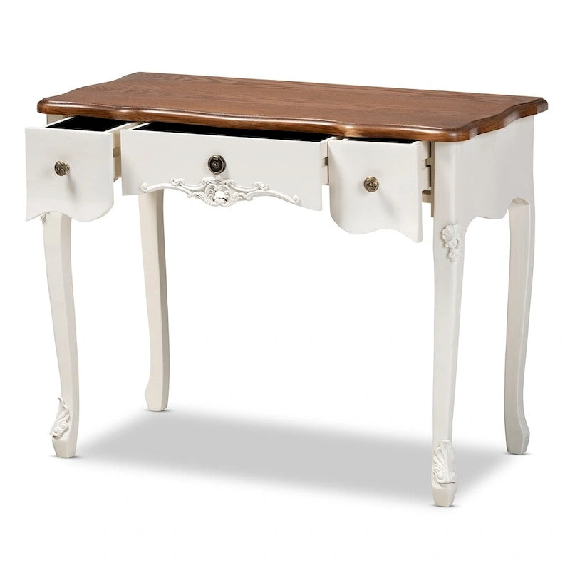 Classic Traditional French Country Console Table