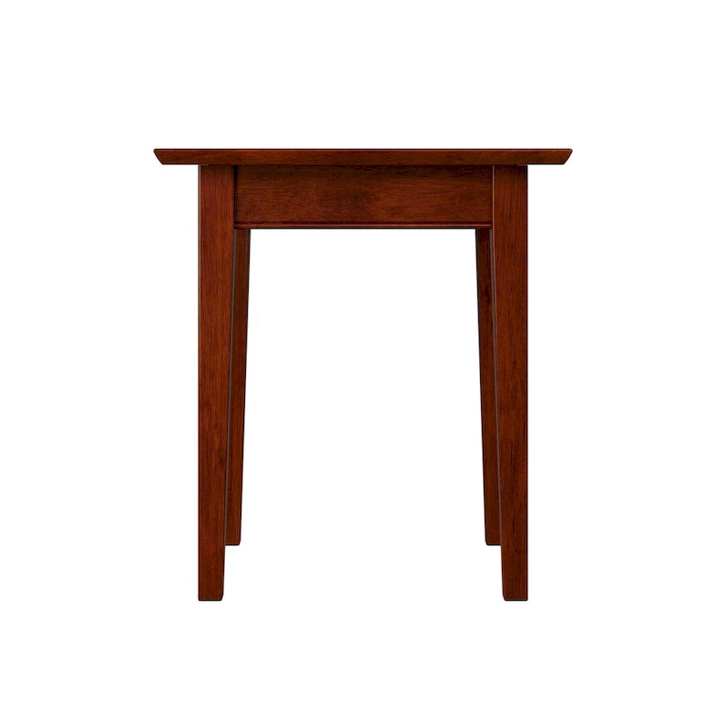 End Table with USB Charger in Walnut