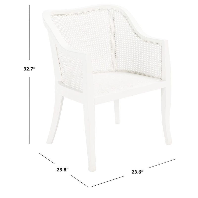 Cane Dining Chair 23.6"W x 23.8"D x 32.7"H