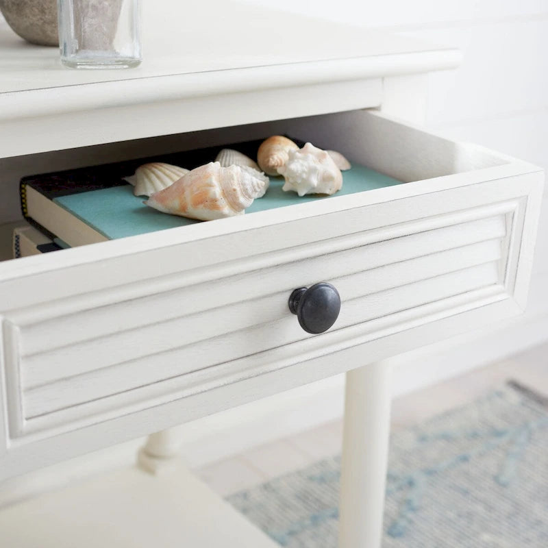 1-Drawer Lower Shelf Nightstand Accent Table - 19W x 15.8L x 26H