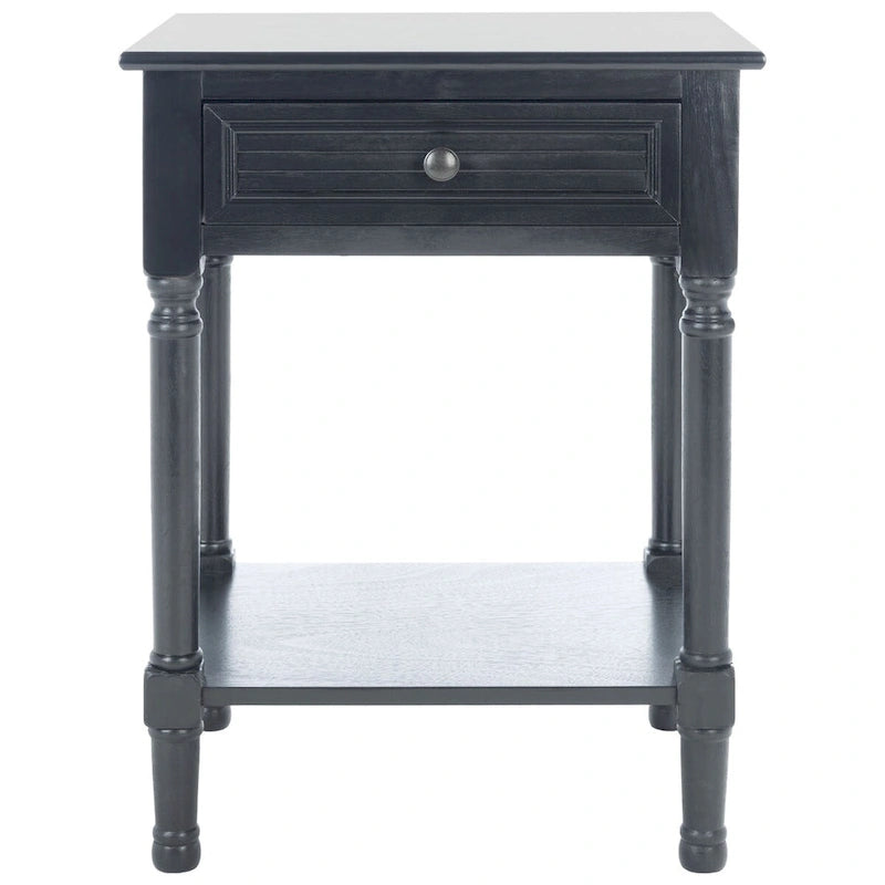 1-Drawer Lower Shelf Nightstand Accent Table - 19W x 15.8L x 26H