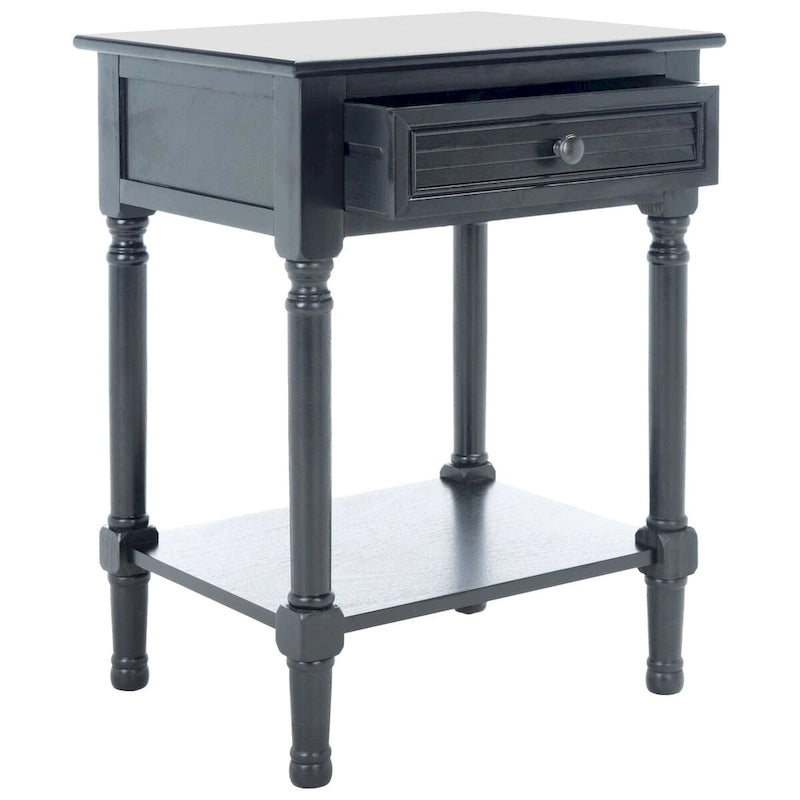 1-Drawer Lower Shelf Nightstand Accent Table - 19W x 15.8L x 26H