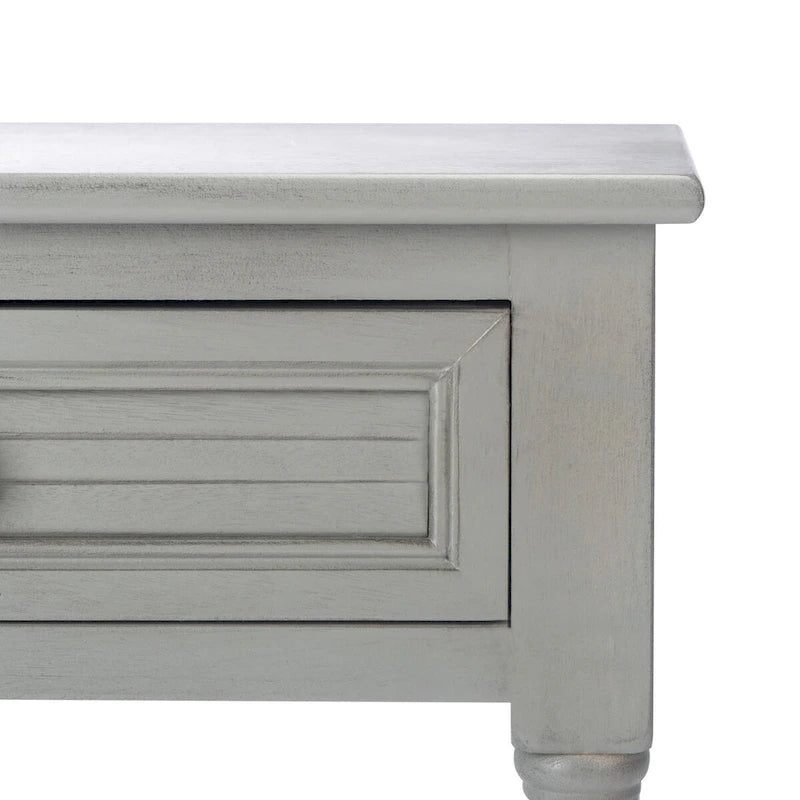 1-Drawer Lower Shelf Nightstand Accent Table - 19W x 15.8L x 26H