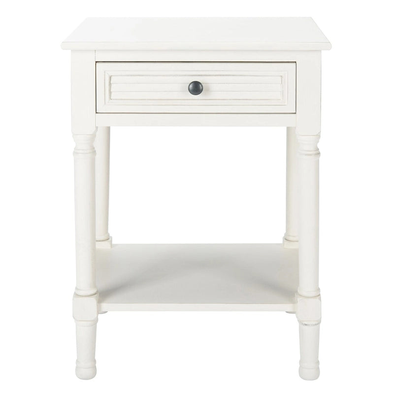 1-Drawer Lower Shelf Nightstand Accent Table - 19W x 15.8L x 26H
