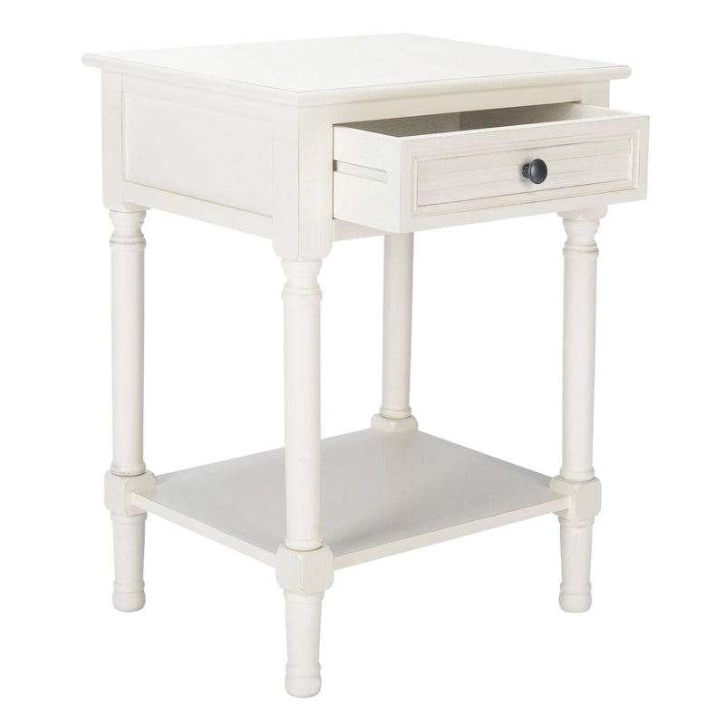 1-Drawer Lower Shelf Nightstand Accent Table - 19W x 15.8L x 26H