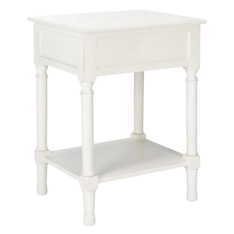 1-Drawer Lower Shelf Nightstand Accent Table - 19W x 15.8L x 26H