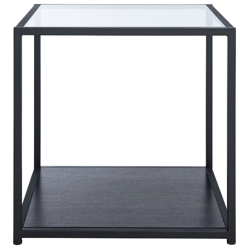 Square Lower Shelf Accent End Table - 20" W x 20" D x 20" H