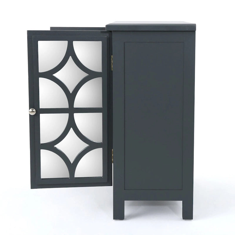 Mirror Finished Double Door Cabinet