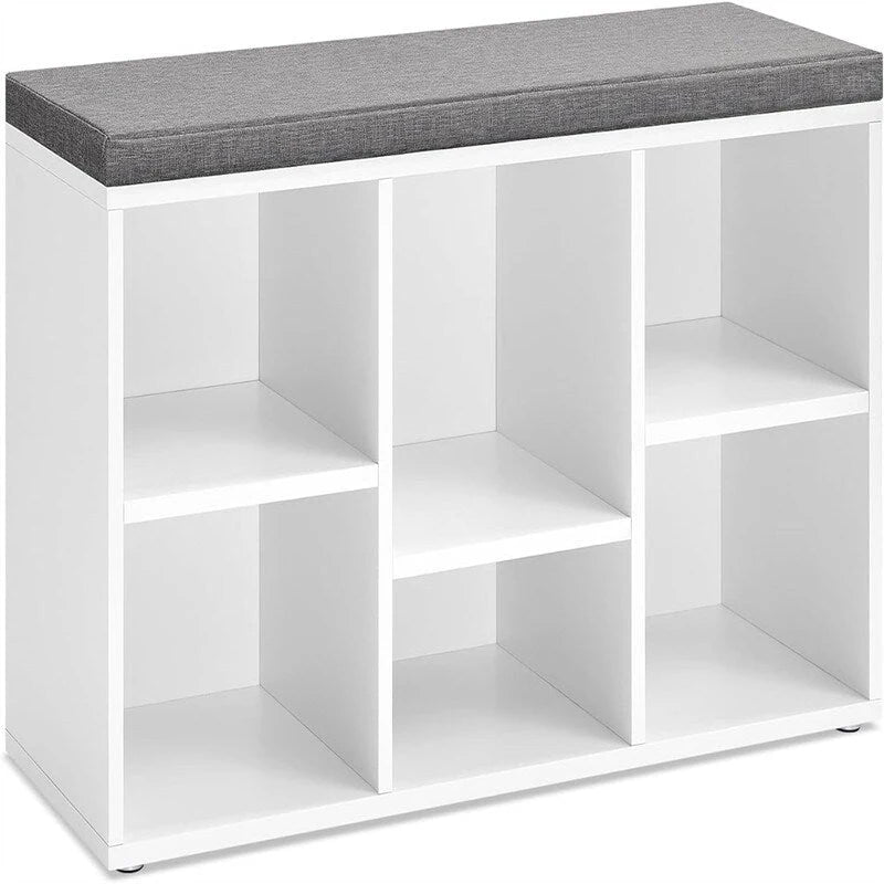Banc de rangement à chaussures – 30 cm (P) x 87 cm (L) x 48 cm (H)