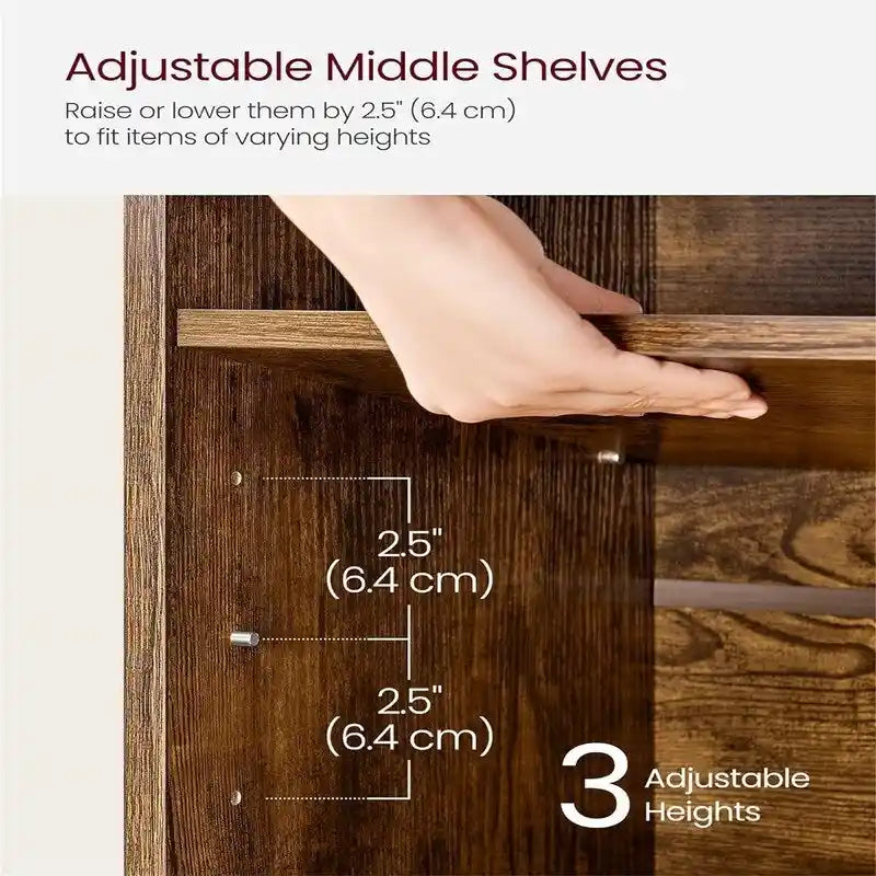 Shoe Storage Bench - 11.8"D x 34.2"W x 18.9"H
